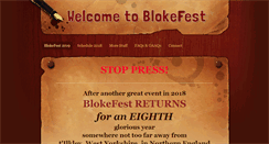 Desktop Screenshot of blokefest.net